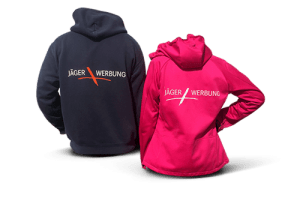 Textilveredelung mit Thermotransfer auf Jacken