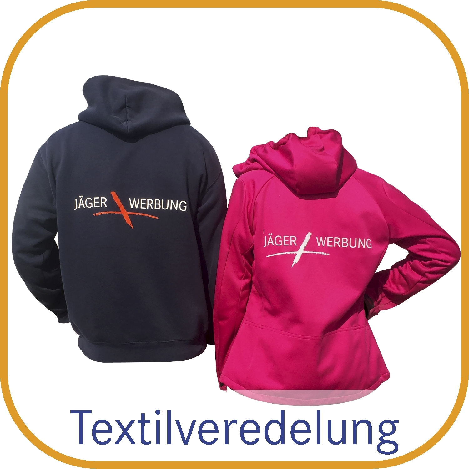 Werbung als Textilveredelung mit Logo-Stick oder Textildruck